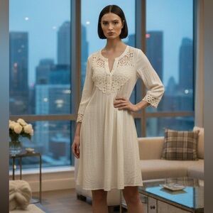 Maje ivory dress size 0